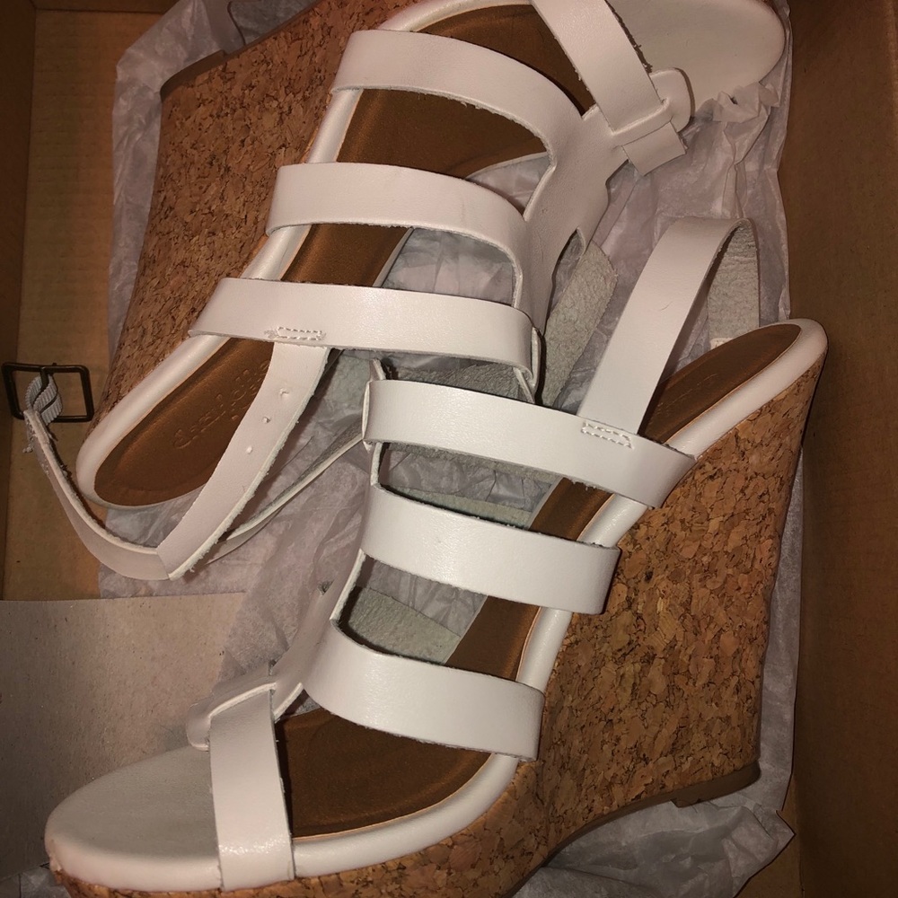 Charlotte Russe Cork Wedge Heel